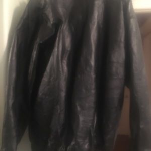 Gilet En Cuir Homme Giovanni Navarre - Taille M, Motif Pierre Italienne - Occasion